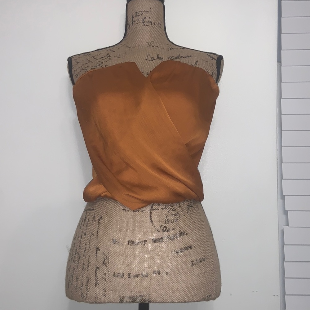 ***USED once*** Charlotte Russe V strapless crop